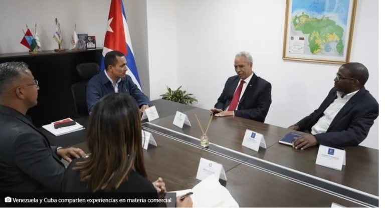 Venezuela y Cuba comparten experiencias en materia comercial